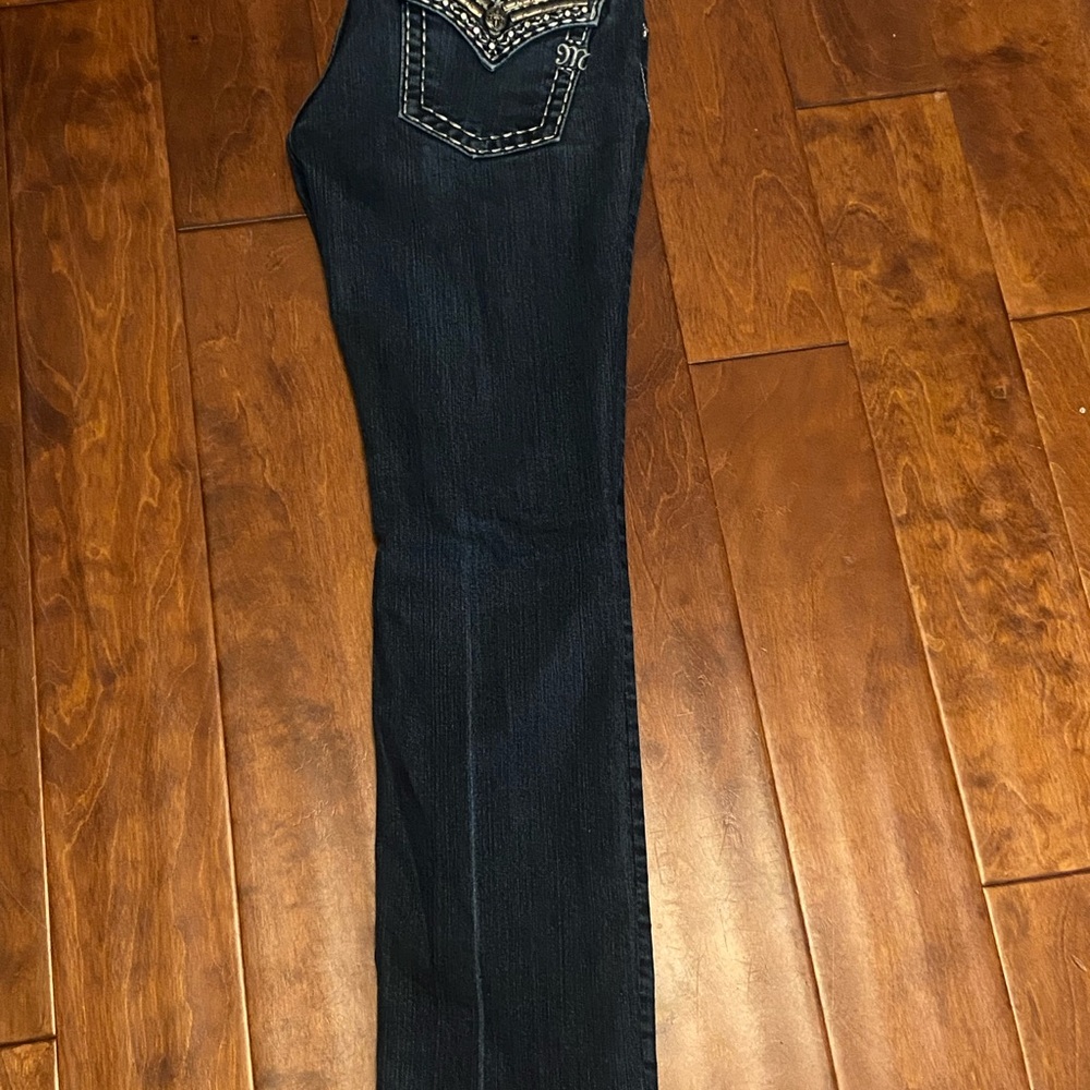 Miss Me Dark Indigo Straight Leg Jeans